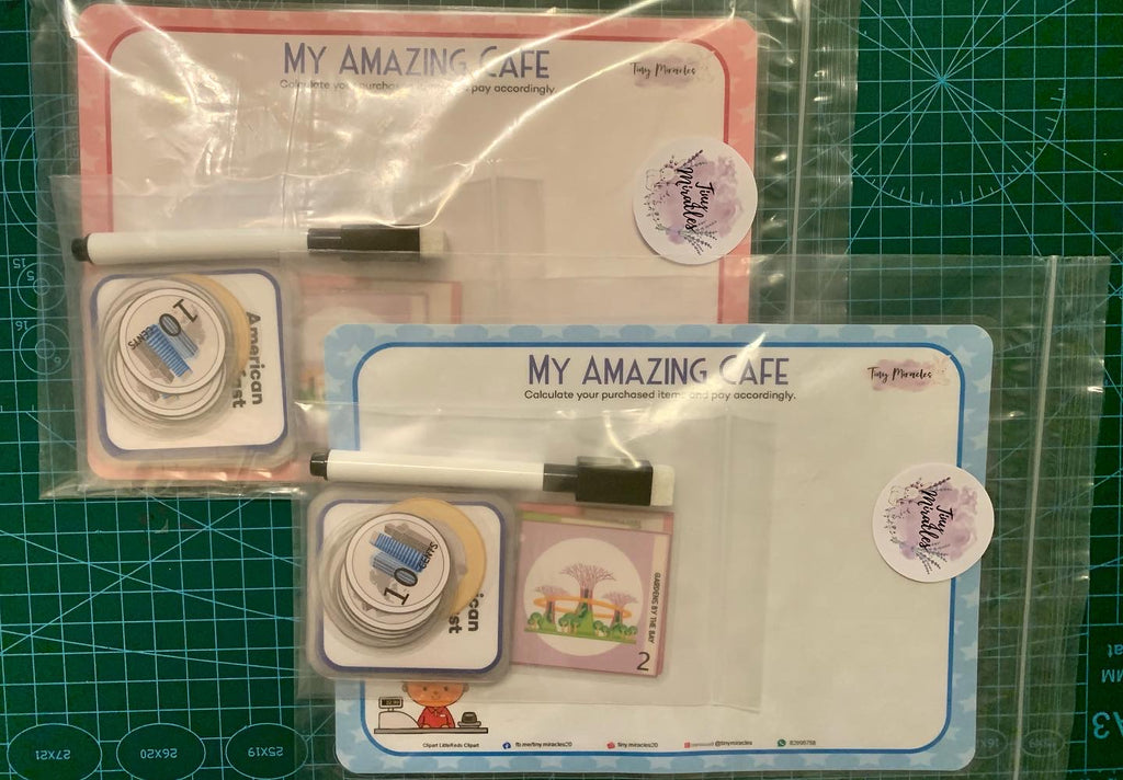 Play Pretend My Amazing Cafe set | Counting Money Learning Activity