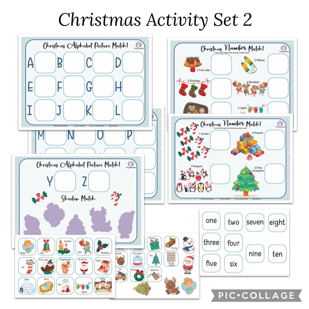 Christmas Learning Activity Set 2