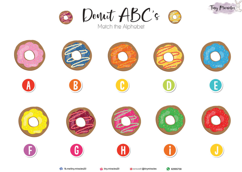 Donut Alphabet Match