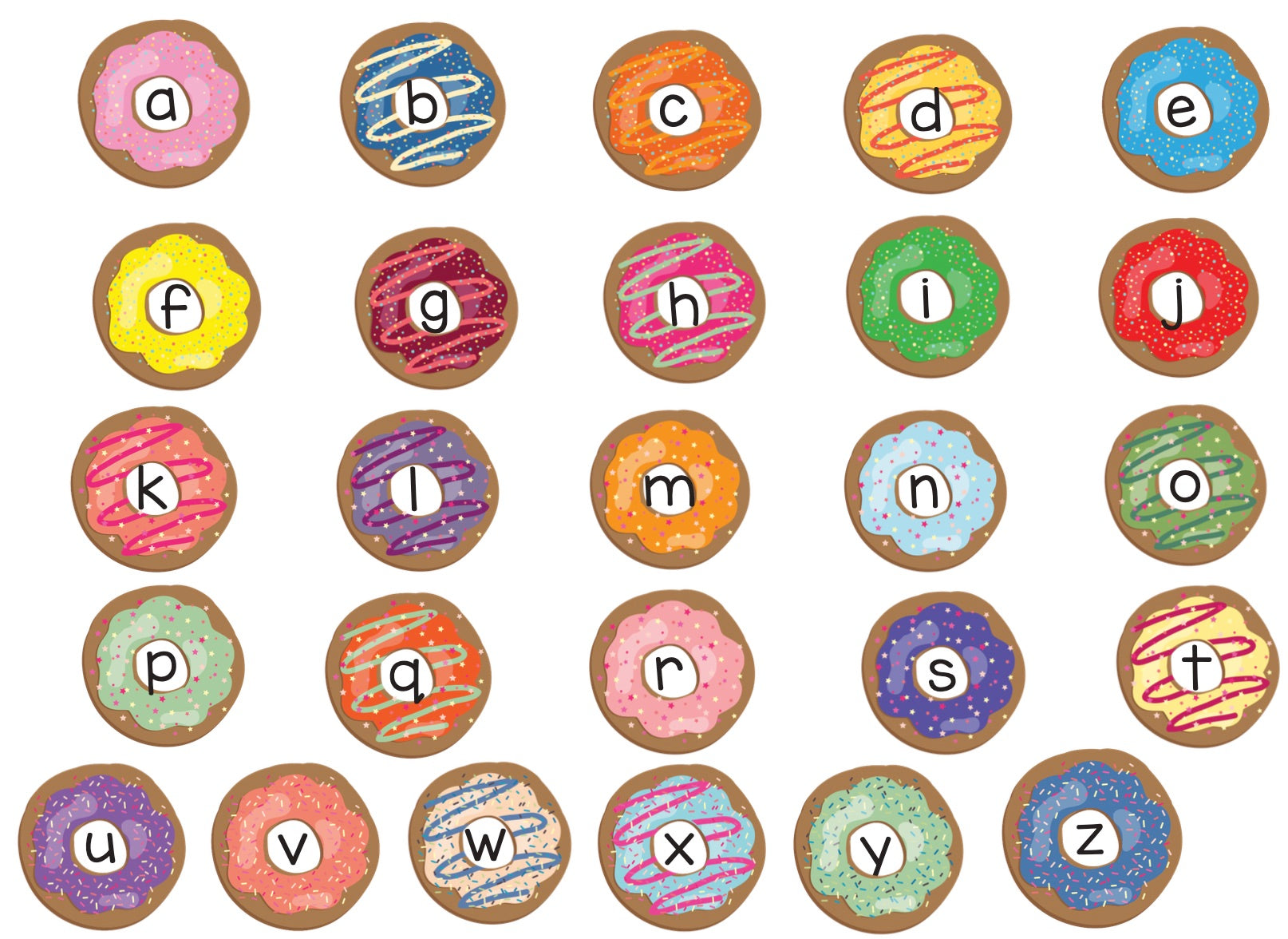 Donut Alphabet Match
