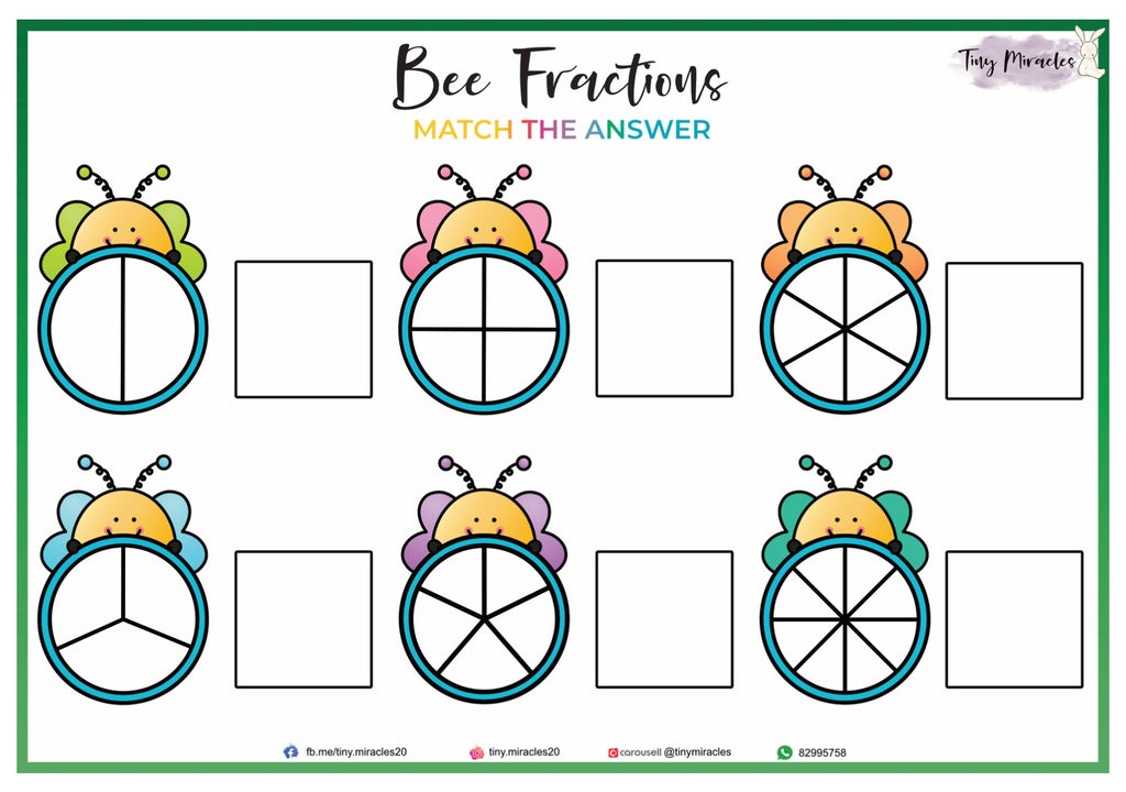 Math - Fractions Picture Match (N03A)