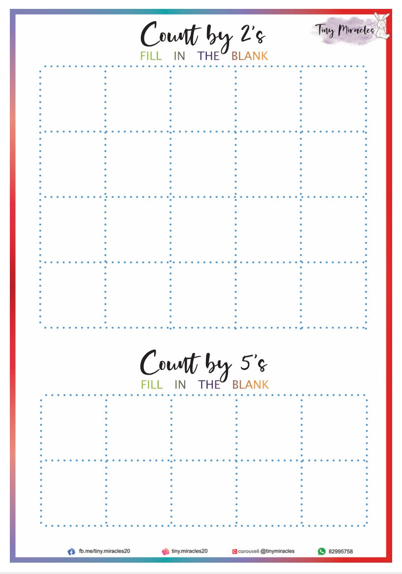 Count By 2s, 5s, 7s and 10s (N04)
