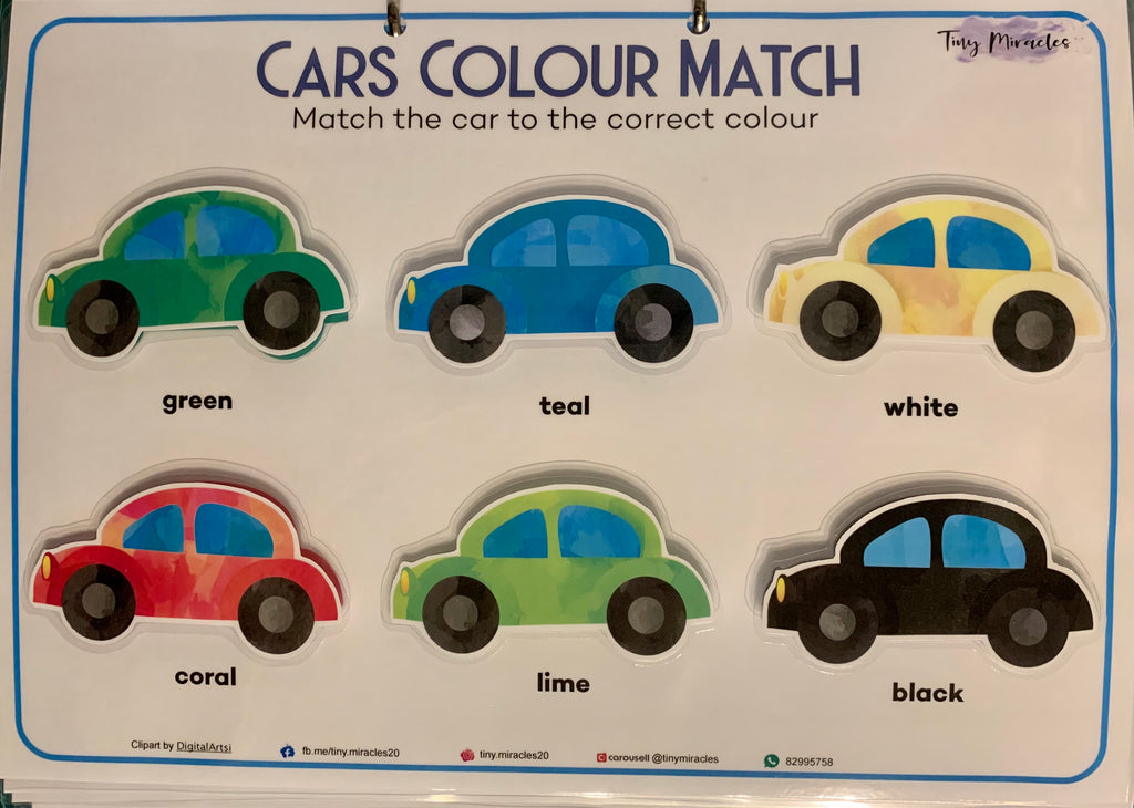 Cars - Colour Match (BB1B)