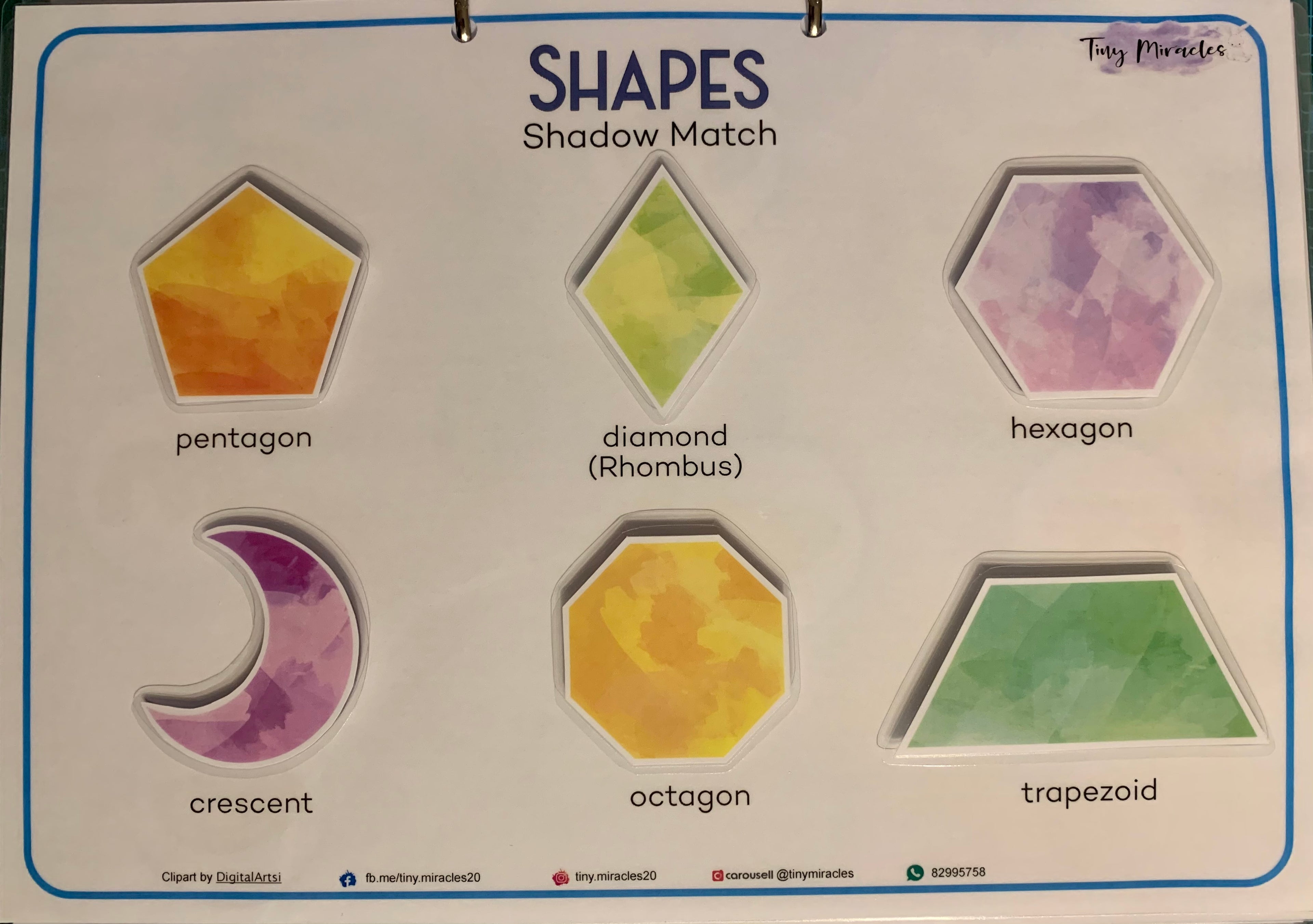 Cool Shapes Shadow Match (BB2B)