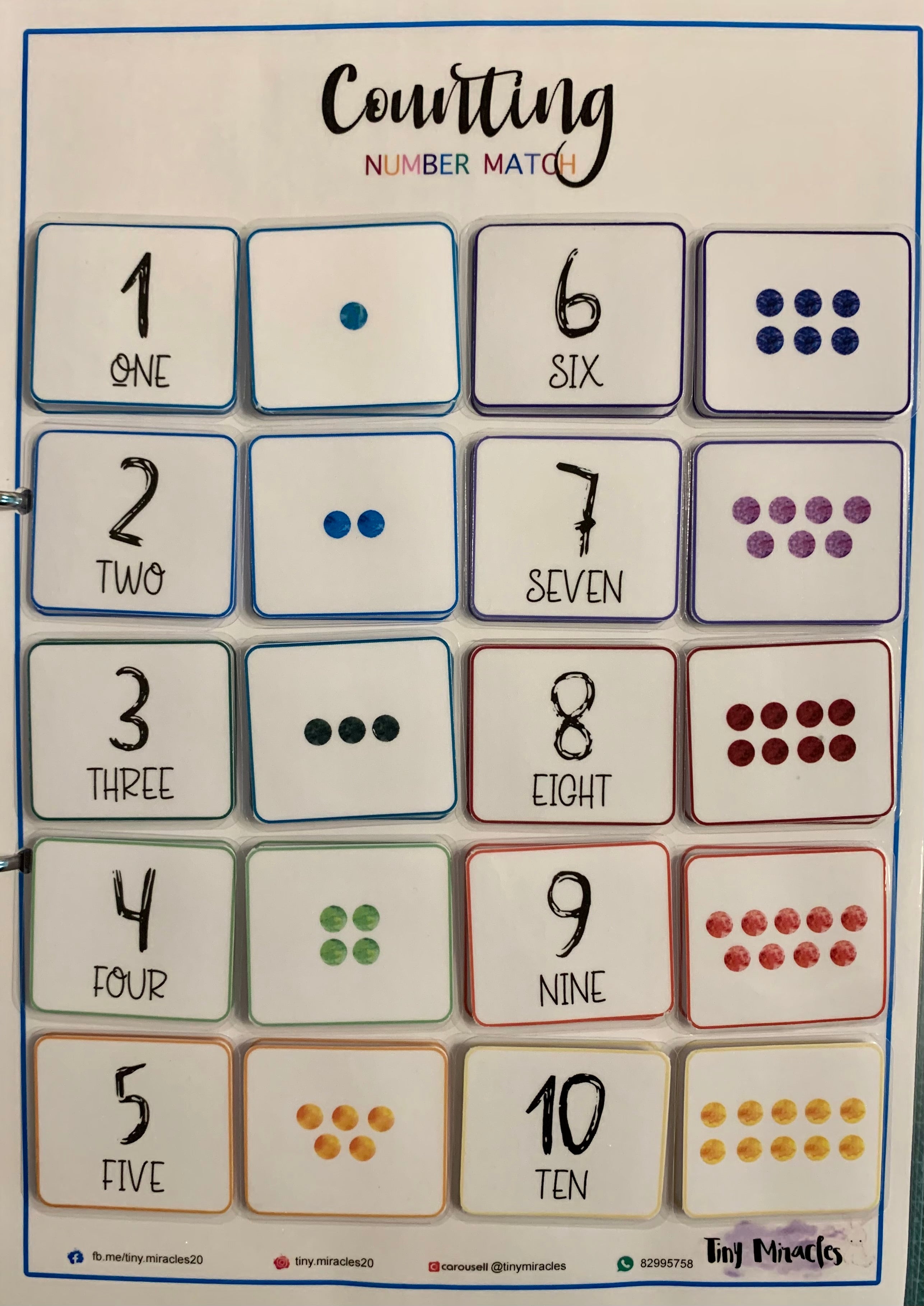 Counting Number Match | Shadow Number & Dot Counting Activity for Toddlers (English)