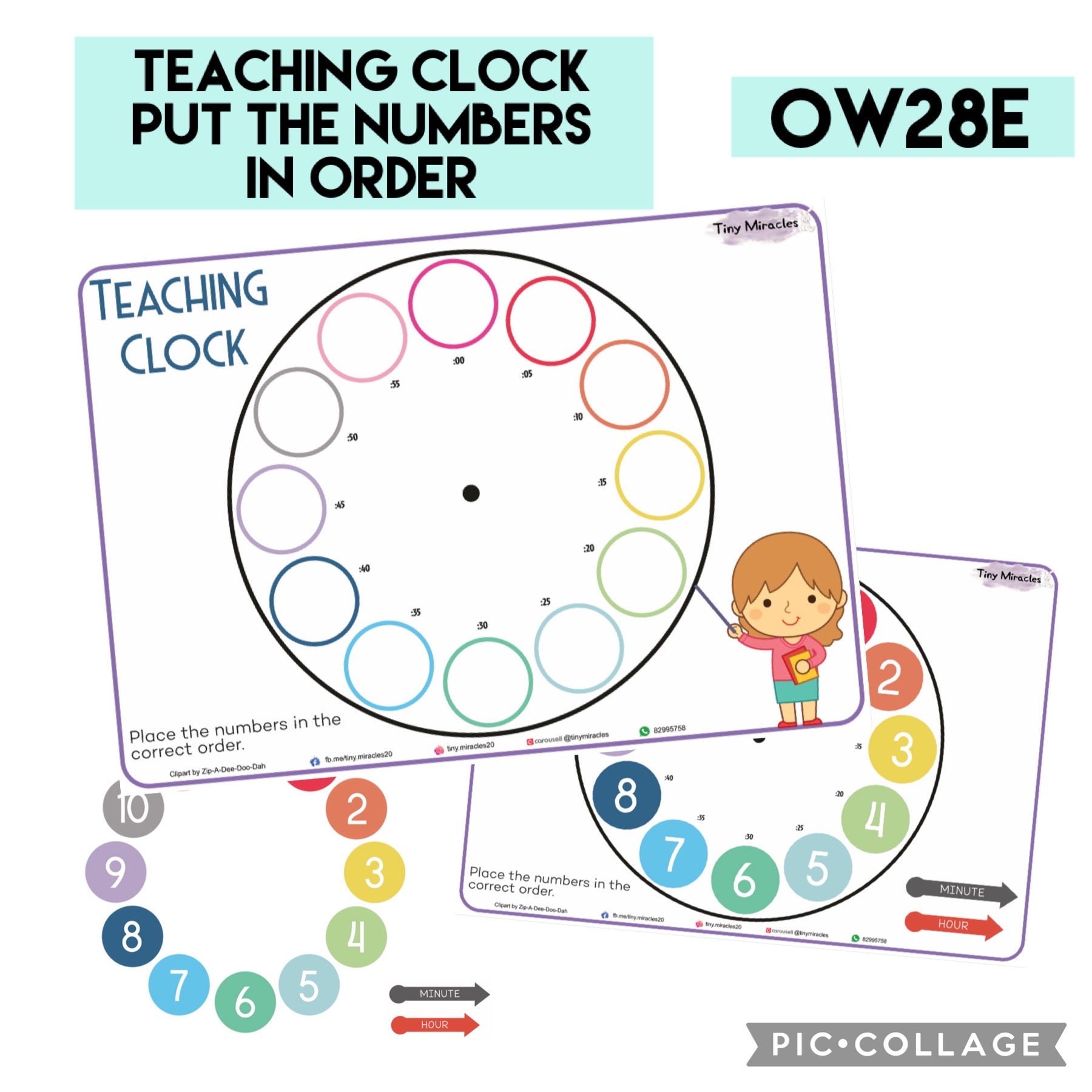 Teaching Clock (OW28E)
