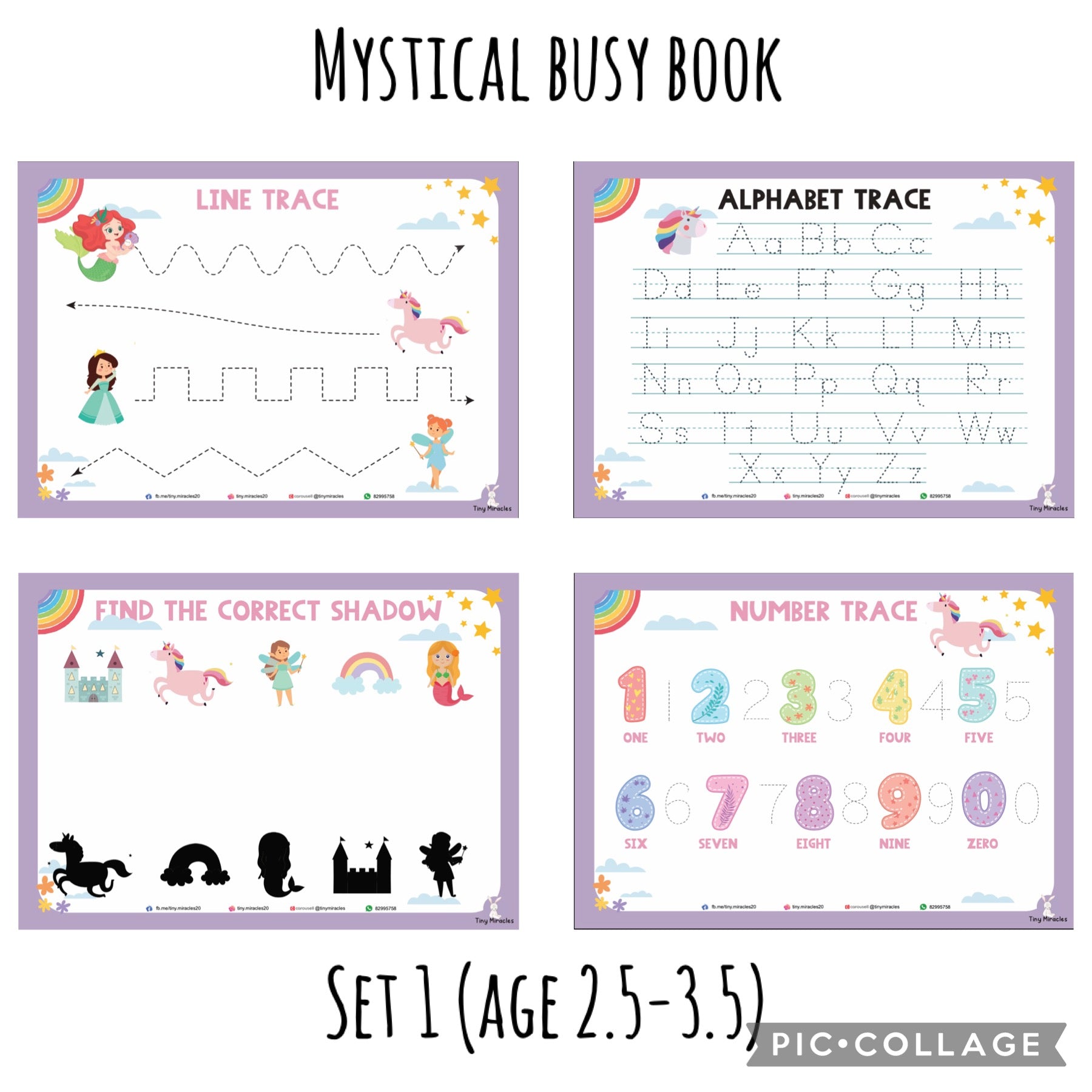A5 Themed Busy Book (Goodie Bag/Party Favours Activity)
