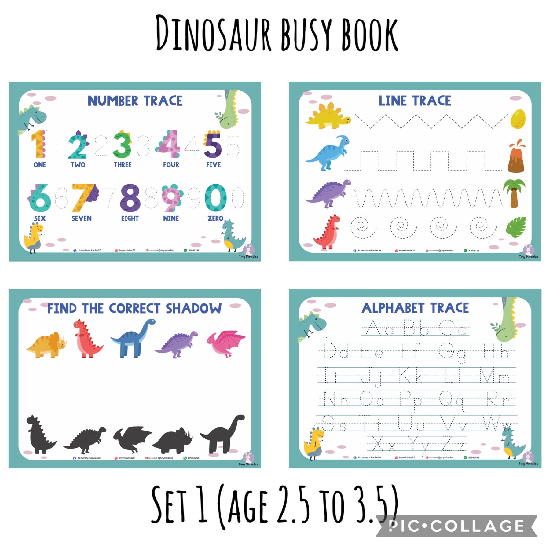 A5 Themed Busy Book (Goodie Bag/Party Favours Activity)