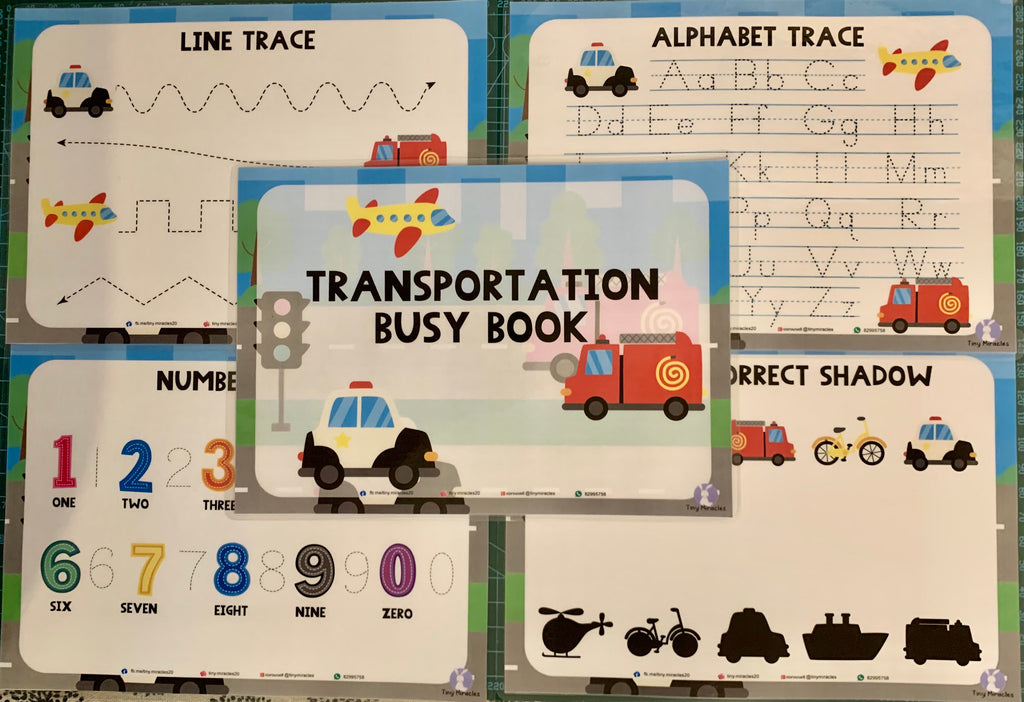 A5 Themed Busy Book (Goodie Bag/Party Favours Activity)