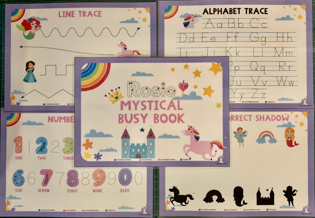 A5 Themed Busy Book (Goodie Bag/Party Favours Activity)