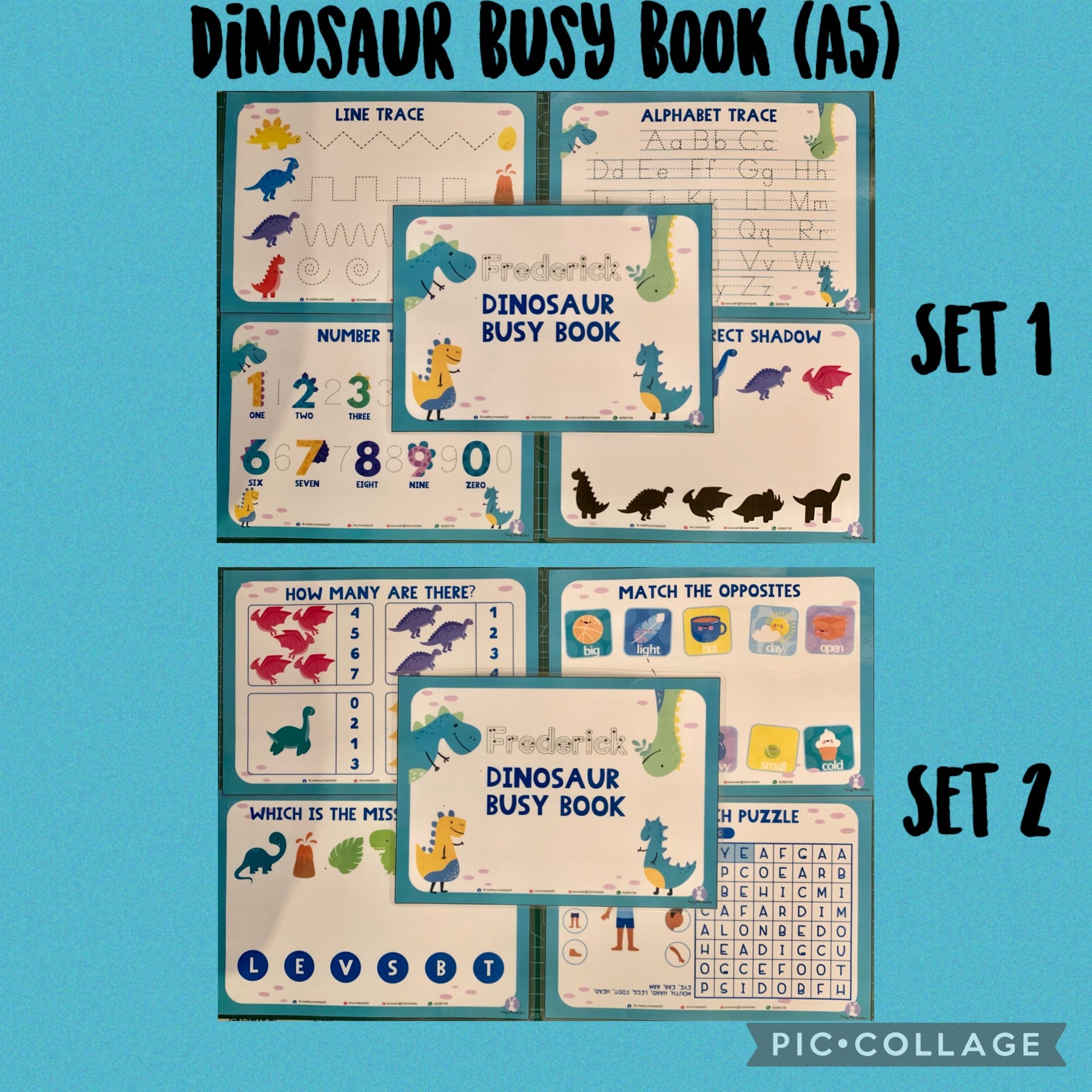 A5 Themed Busy Book (Goodie Bag/Party Favours Activity)