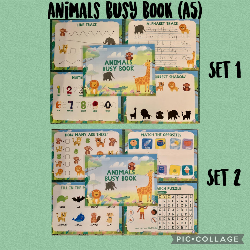 A5 Themed Busy Book (Goodie Bag/Party Favours Activity)