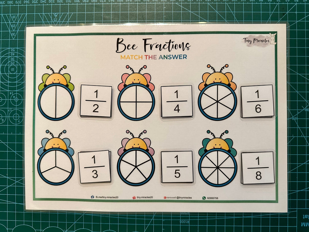 Math - Fractions Picture Match (N03A)