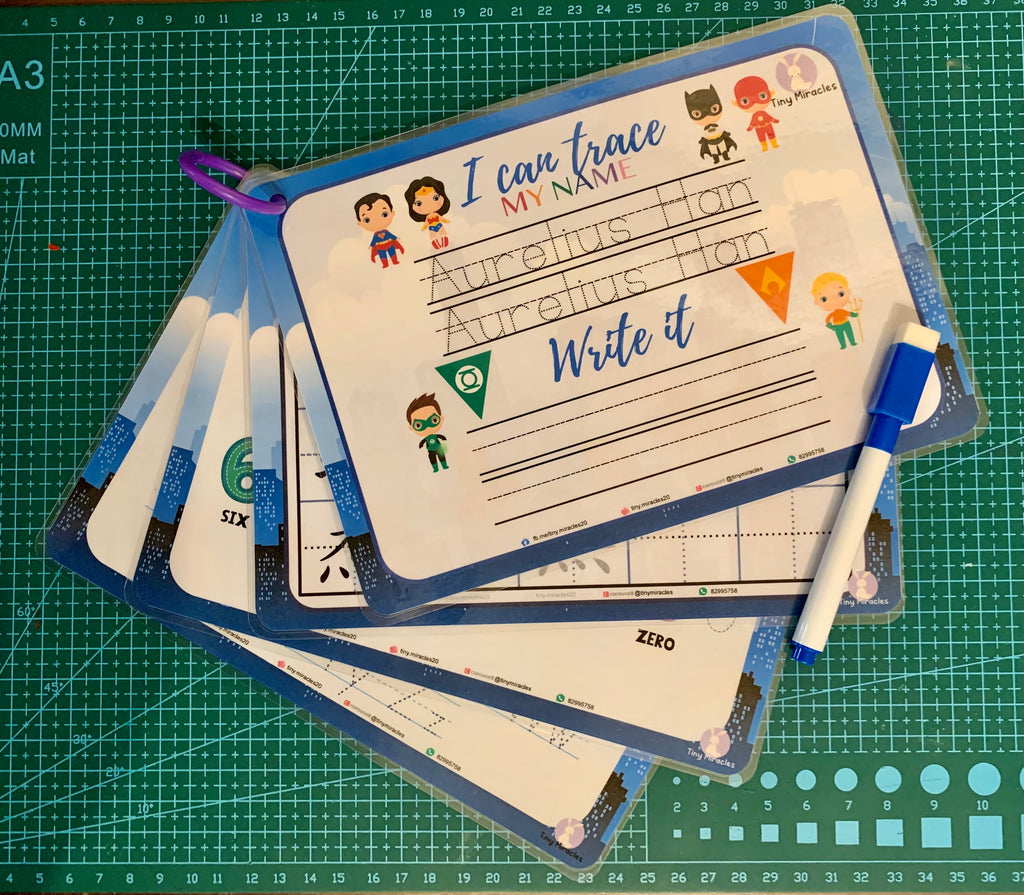 Personalised A5 Trace Sheets (Goodie Bag/Party Favours Activity)