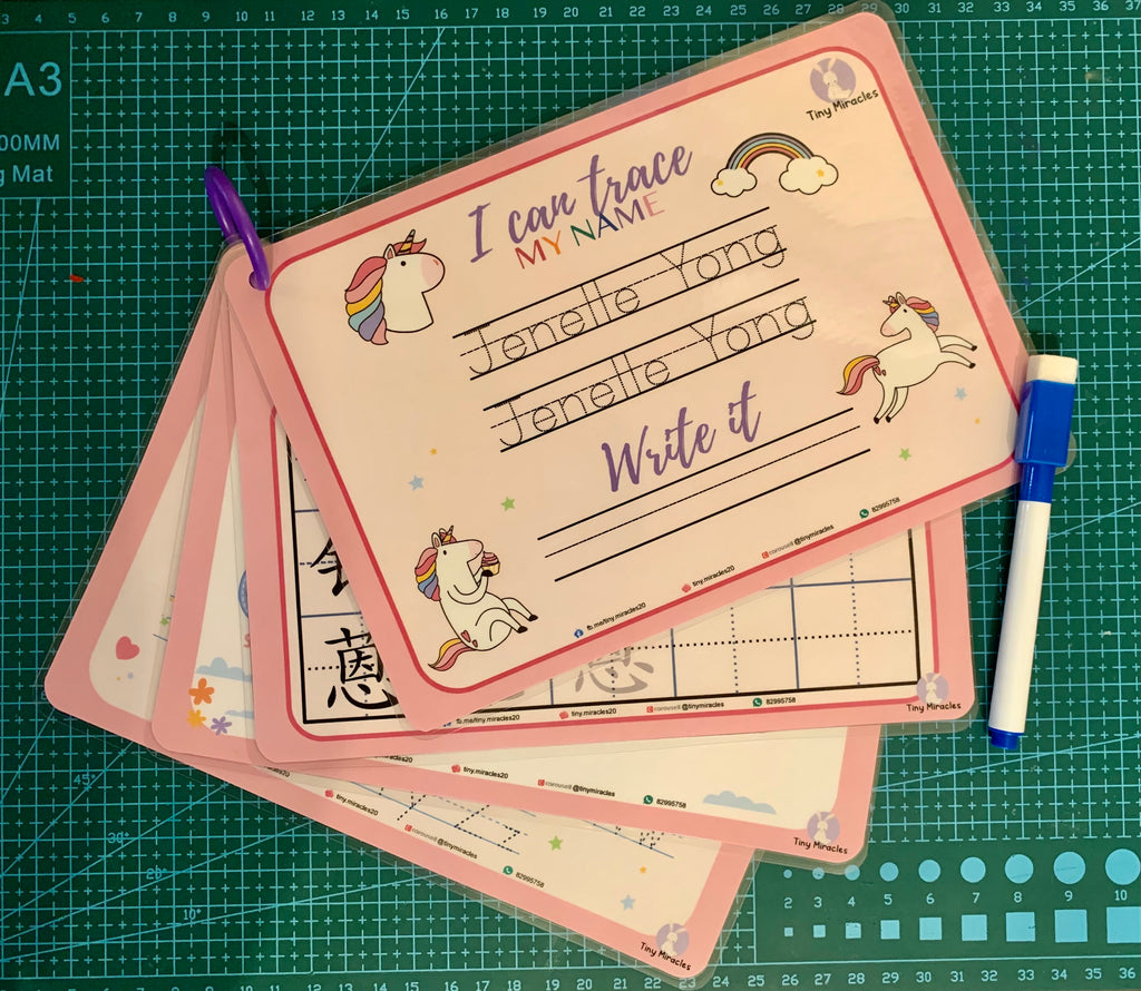 Personalised A5 Trace Sheets (Goodie Bag/Party Favours Activity)
