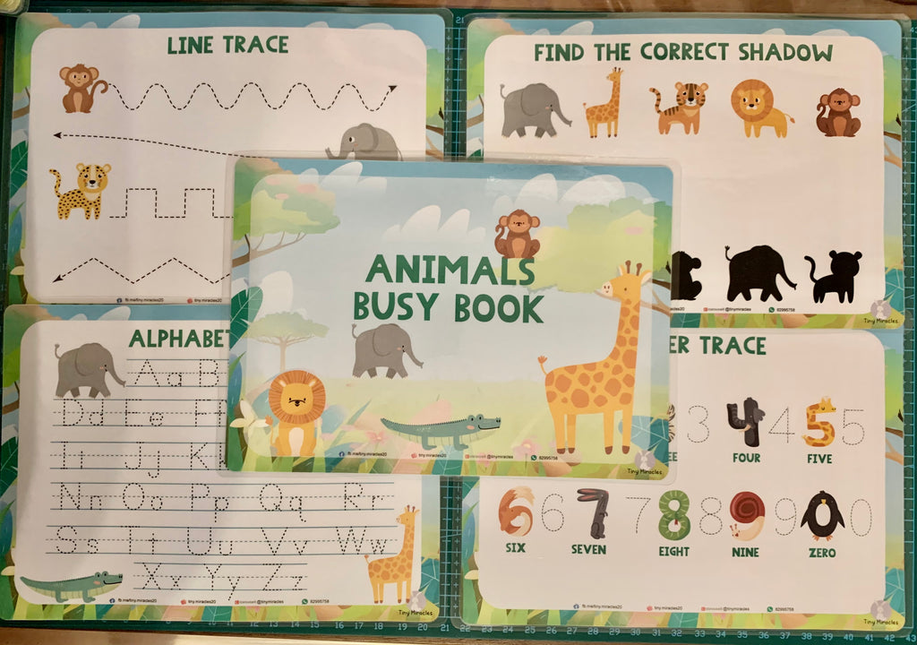 A5 Themed Busy Book (Goodie Bag/Party Favours Activity)