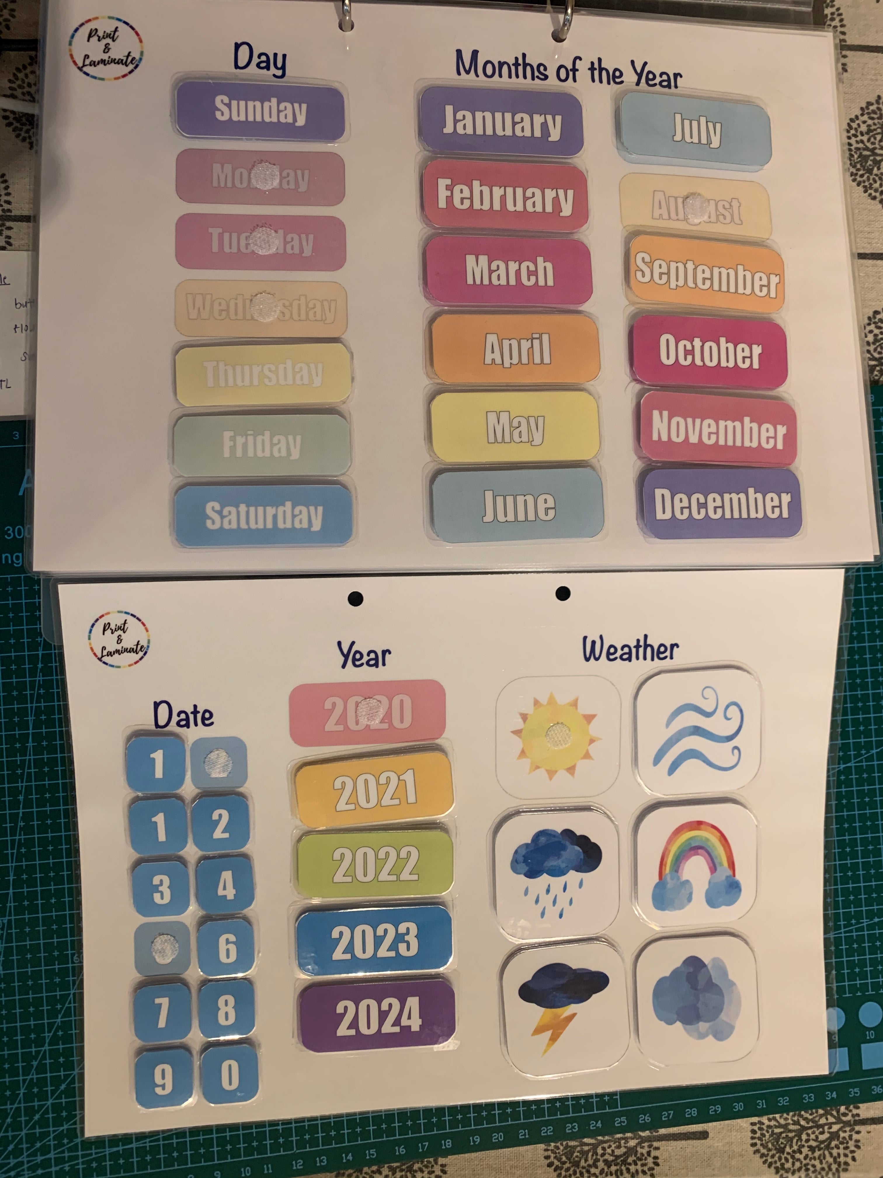 Daily Calendar | Kids Calendar Learning Tool