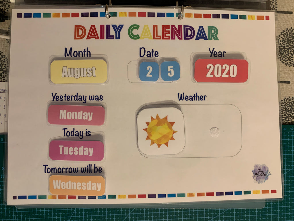 Daily Calendar | Kids Calendar Learning Tool
