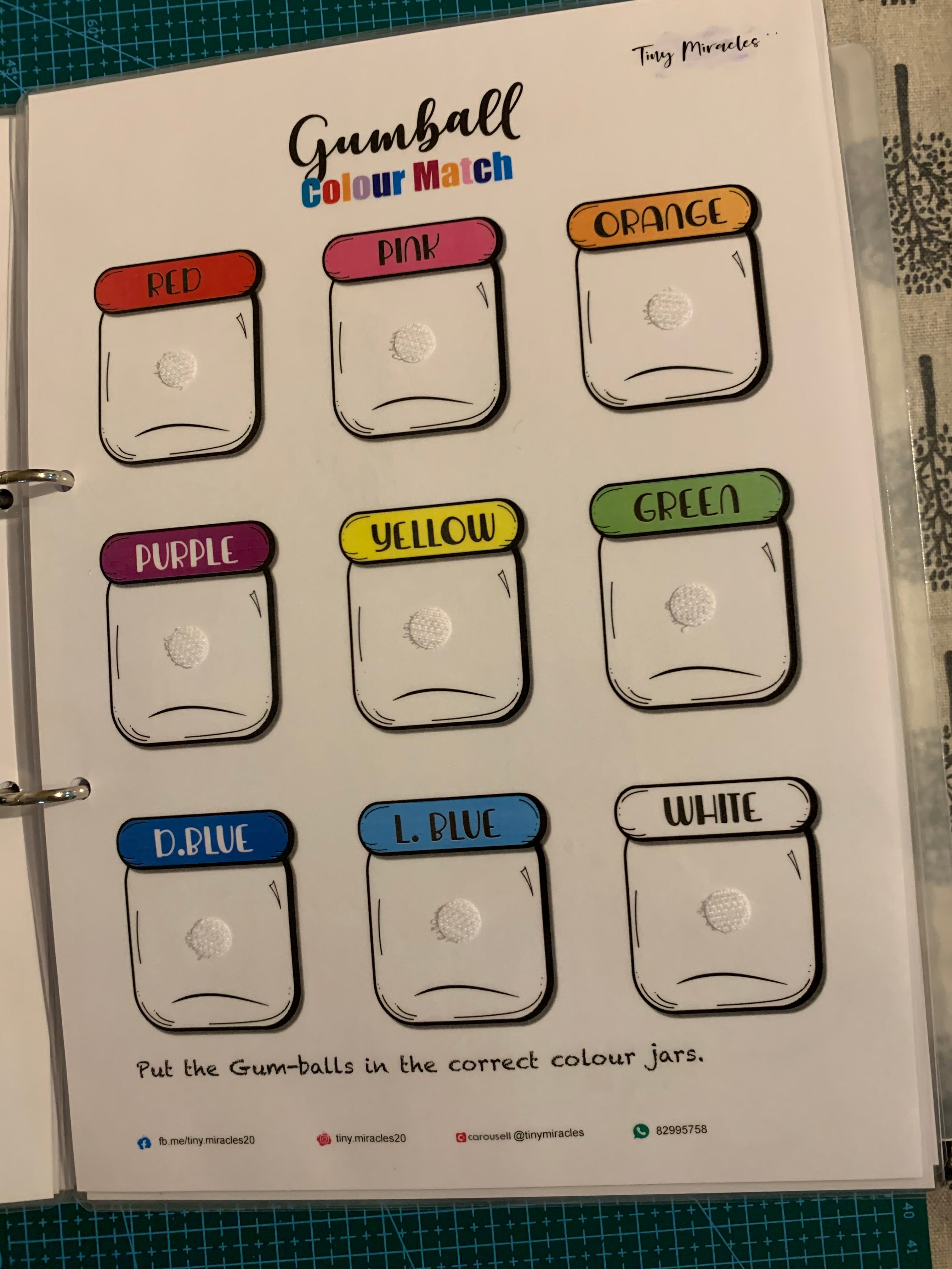 Gum-ball colour match (OW37)