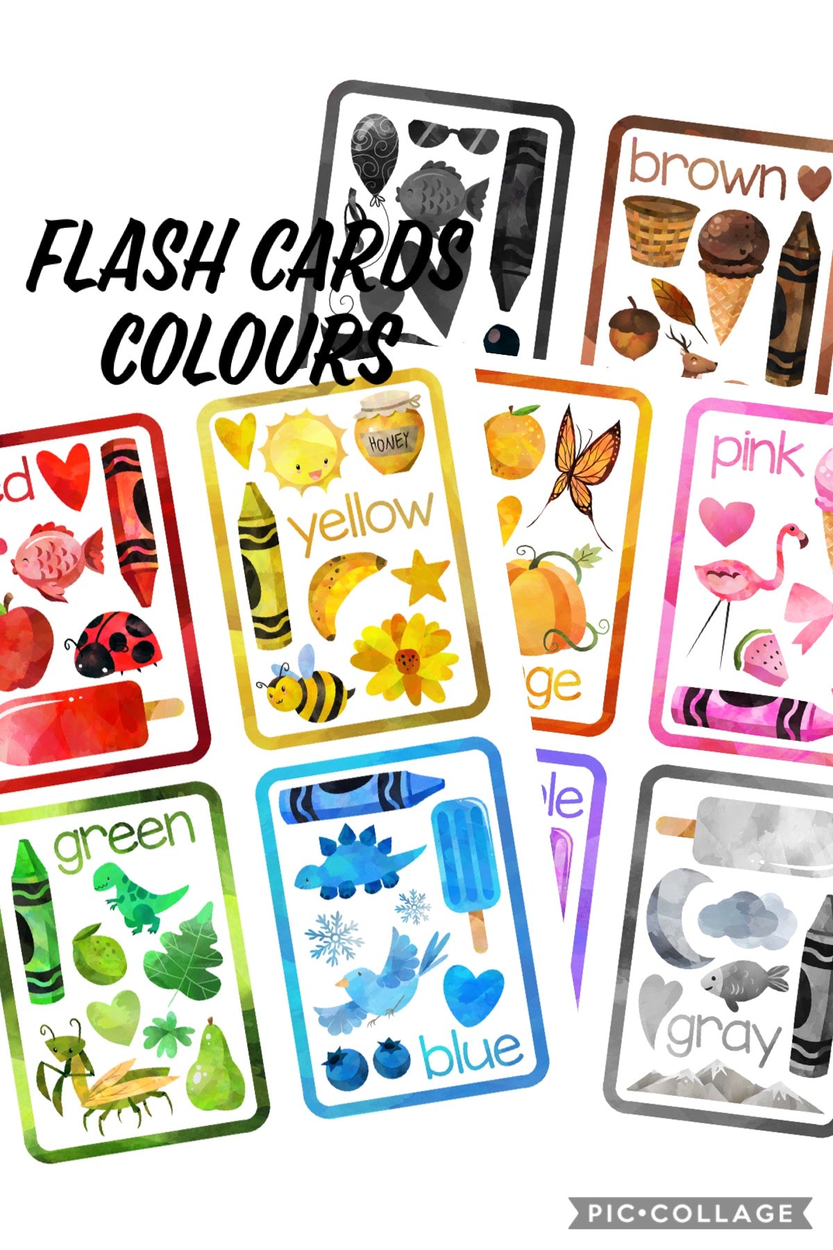 Colours Flash Card (FC02)