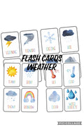 Weather Flash Card in English