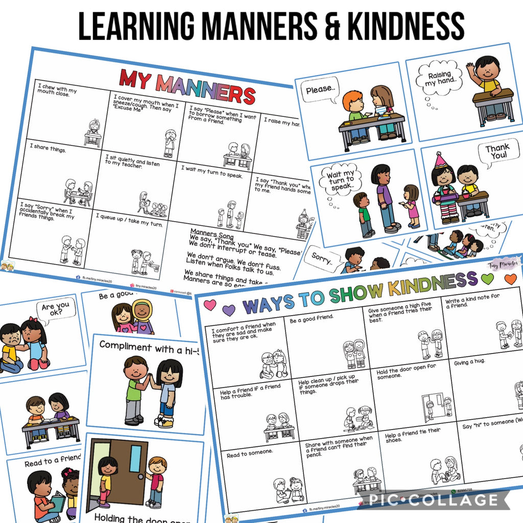 Manners/Kindness/Behaviour Activity