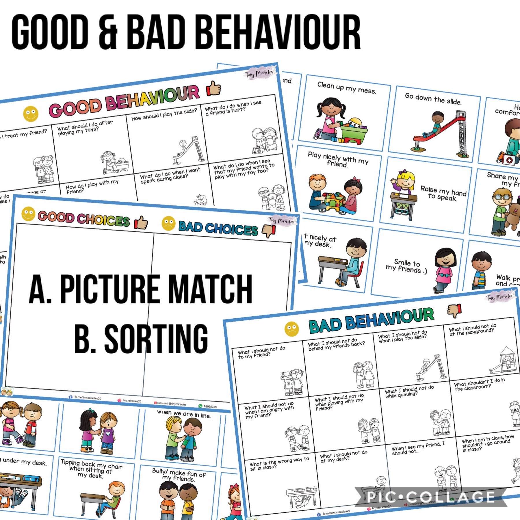 Manners/Kindness/Behaviour Activity