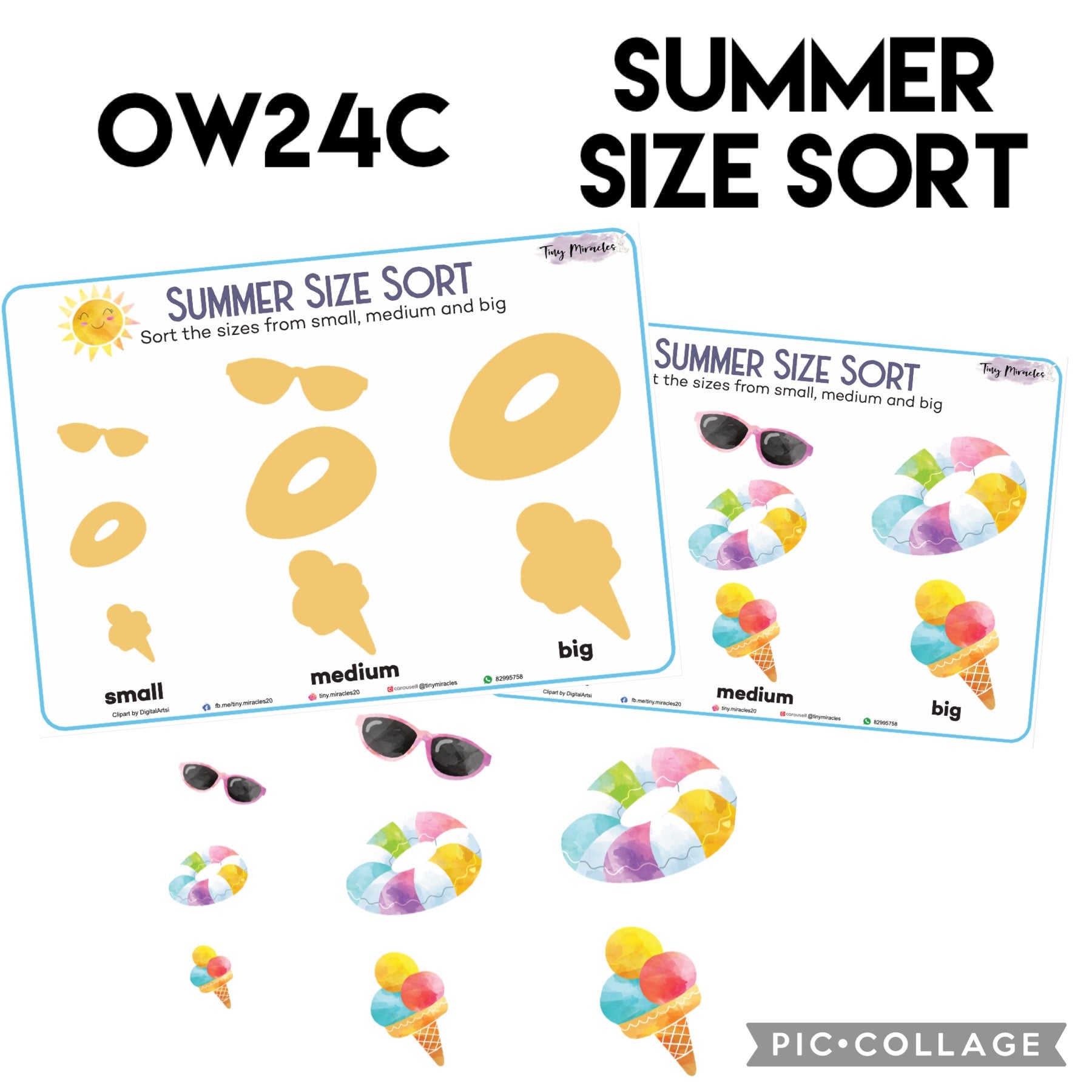 Summer Size Sort (OW24C)
