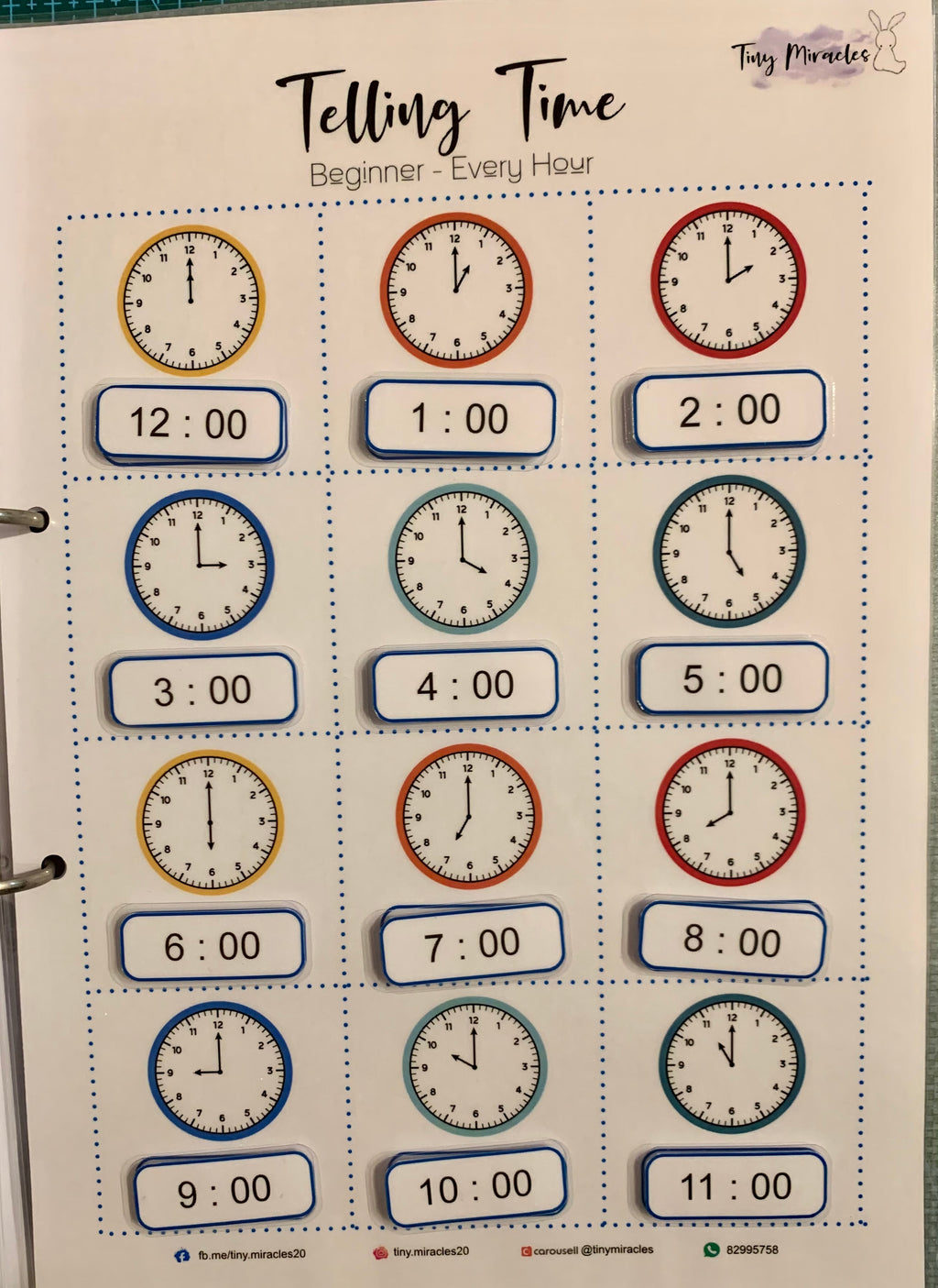Tell Time Activity Bundle