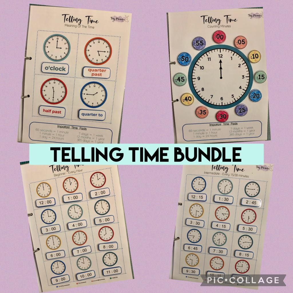 Tell Time Activity Bundle