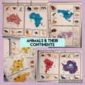 Animals on Each Continent of the World (W02)