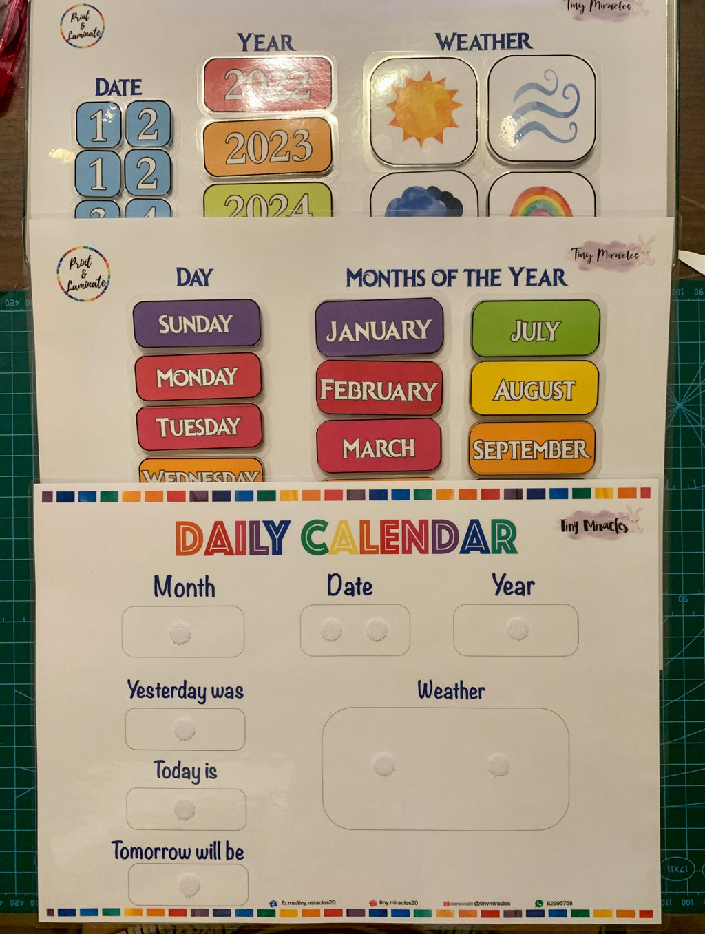 Daily Calendar | Kids Calendar Learning Tool