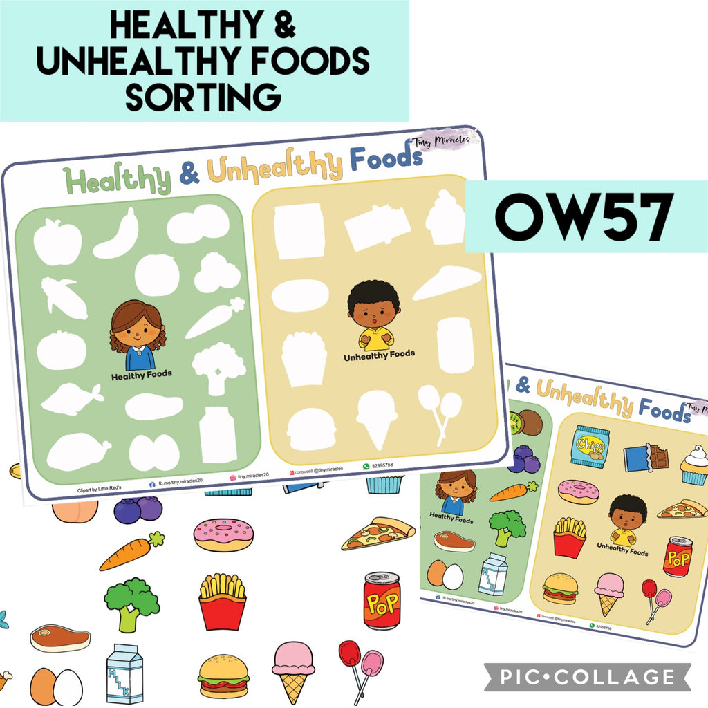Healthy and Unhealthy Food Sorting