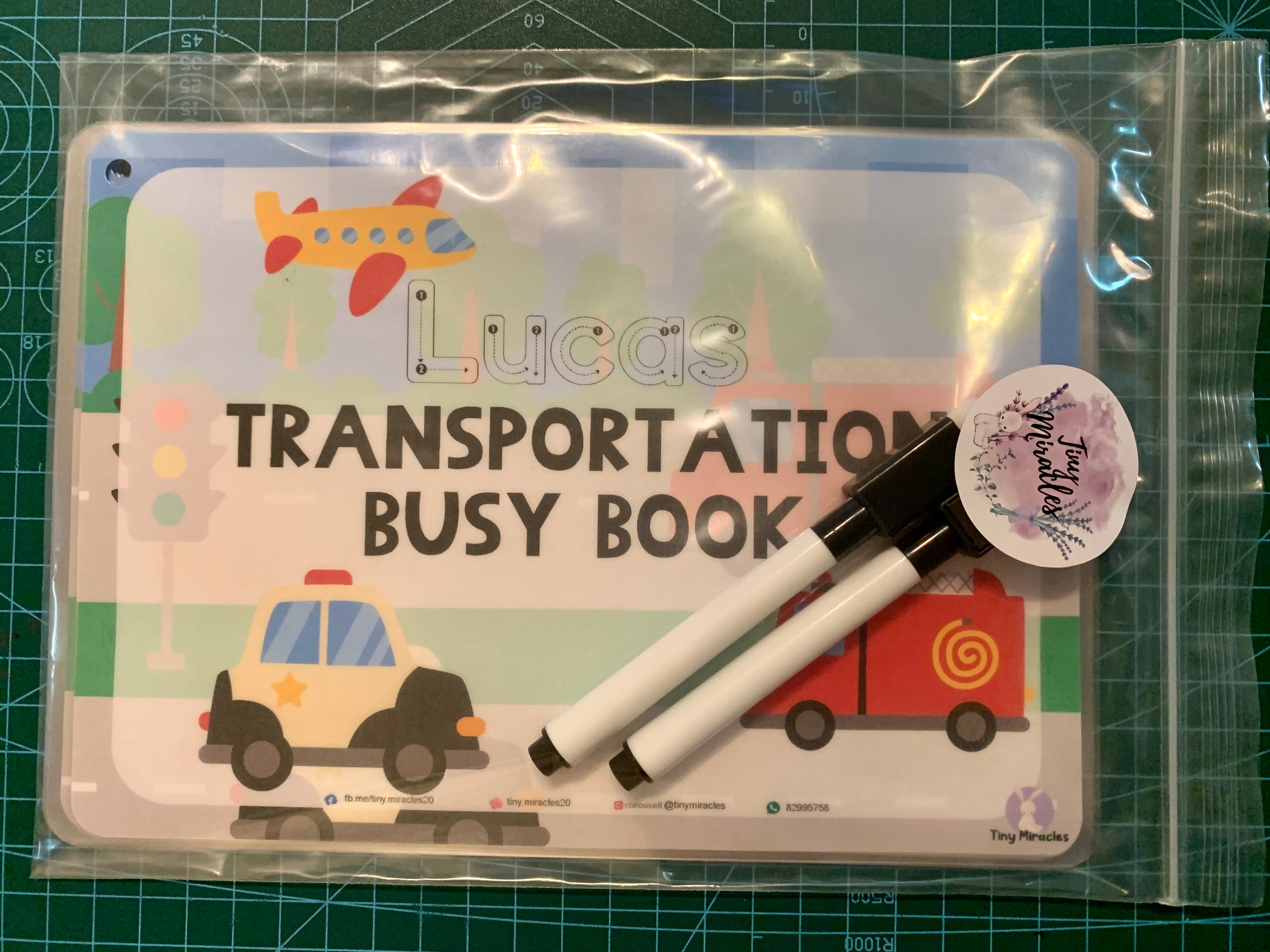 A5 Themed Busy Book (Goodie Bag/Party Favours Activity)