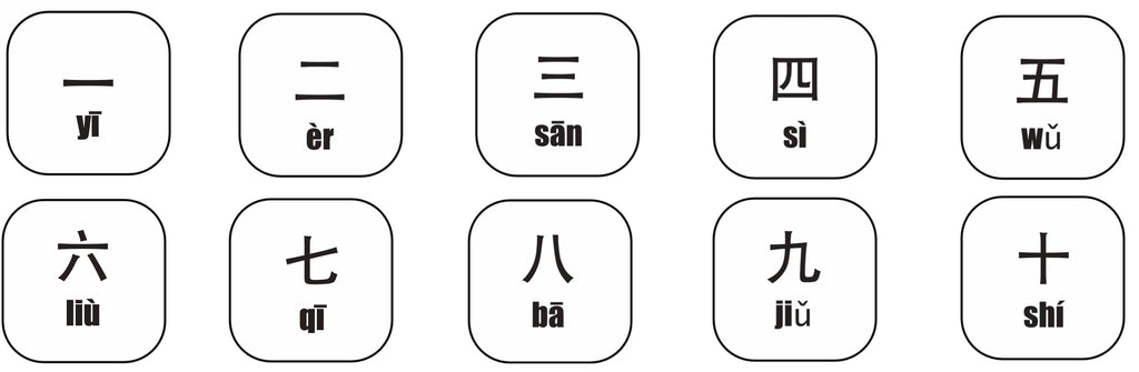 Number Shadow Match (1 to 10) | English or Chinese