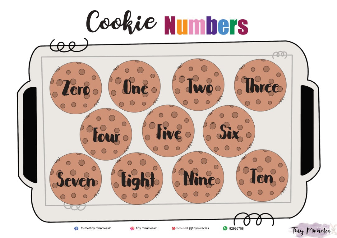 Cookie Number and Word Match