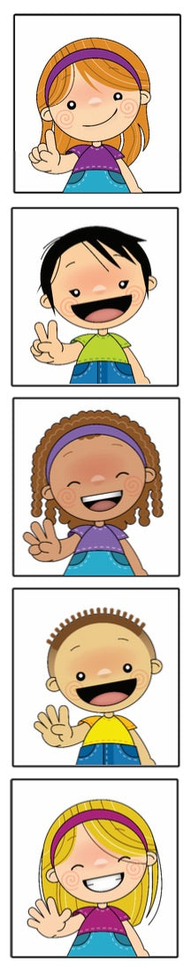 Math - Counting Fingers (Count and Match)