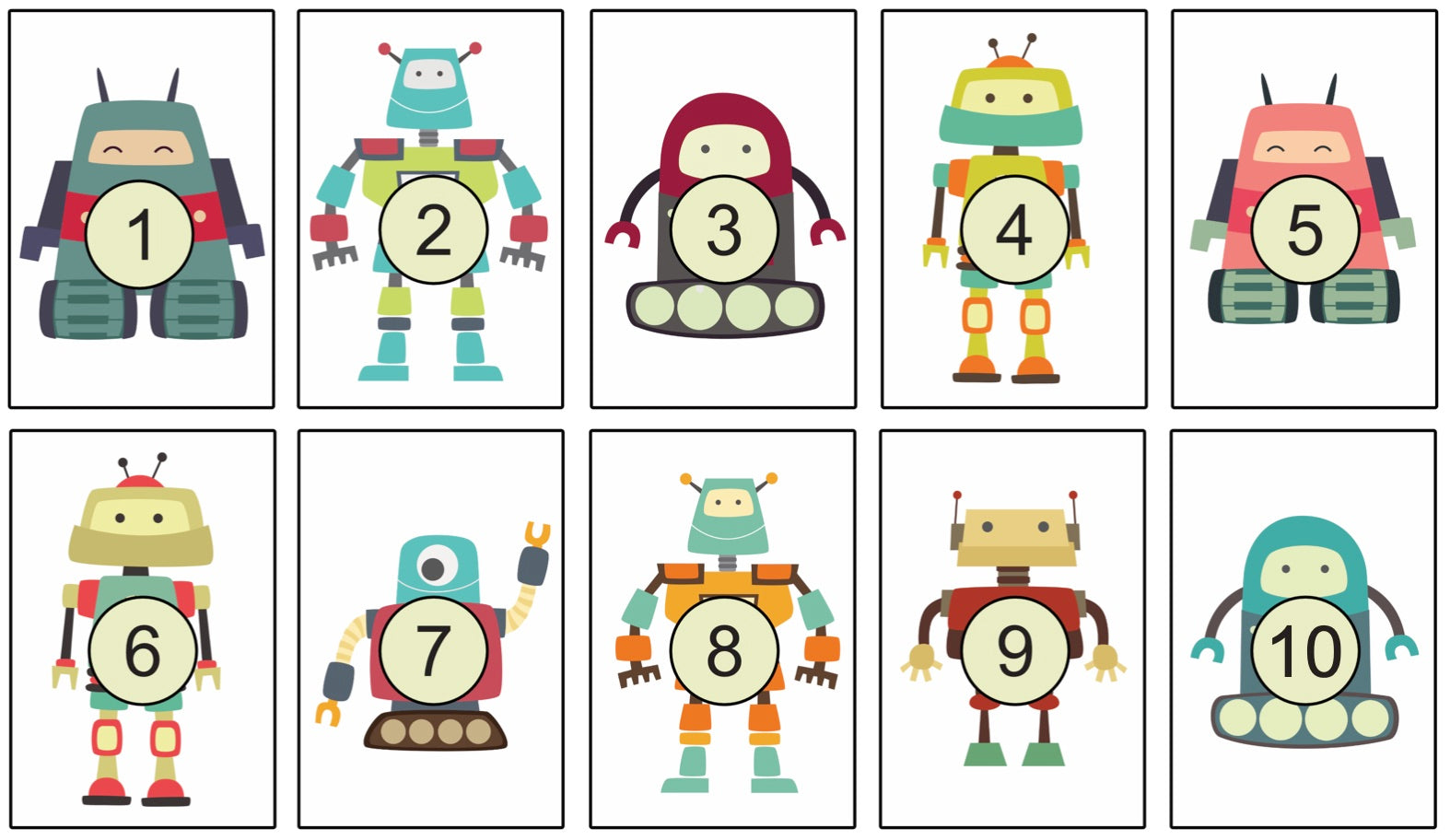 Robot Number Match