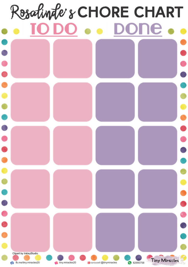 Routine/Chore Checklist - 24 cards included (OW67)