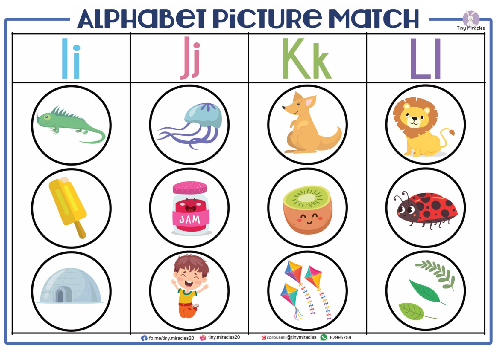 Alphabet Picture Matching with Tracing (OW72)