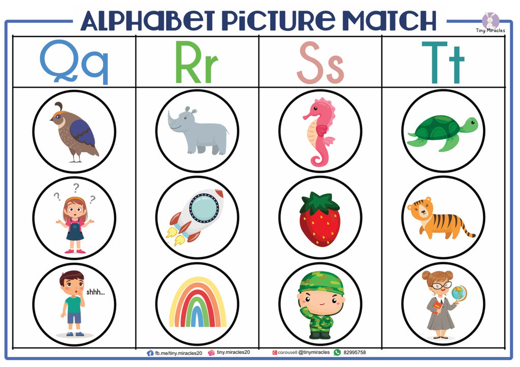 Alphabet Picture Matching with Tracing (OW72)