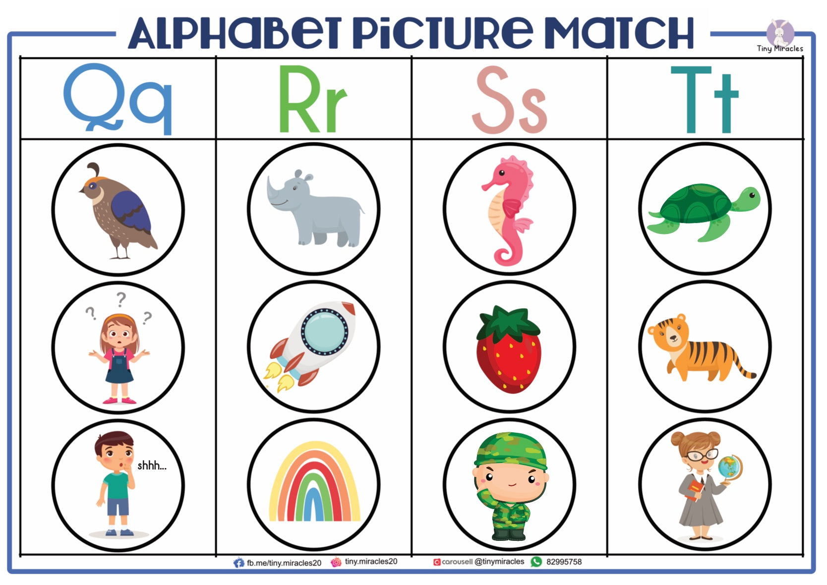 Alphabet Picture Matching with Tracing (OW72)