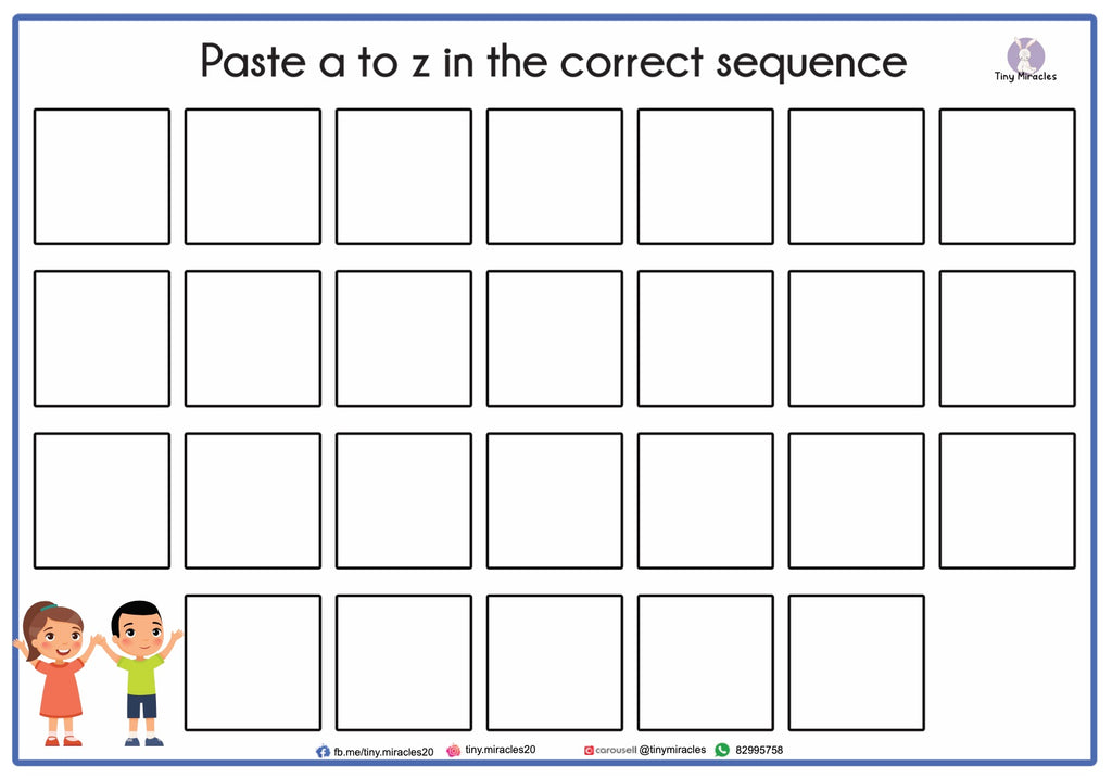 Arrange In Order Activity (OW73)