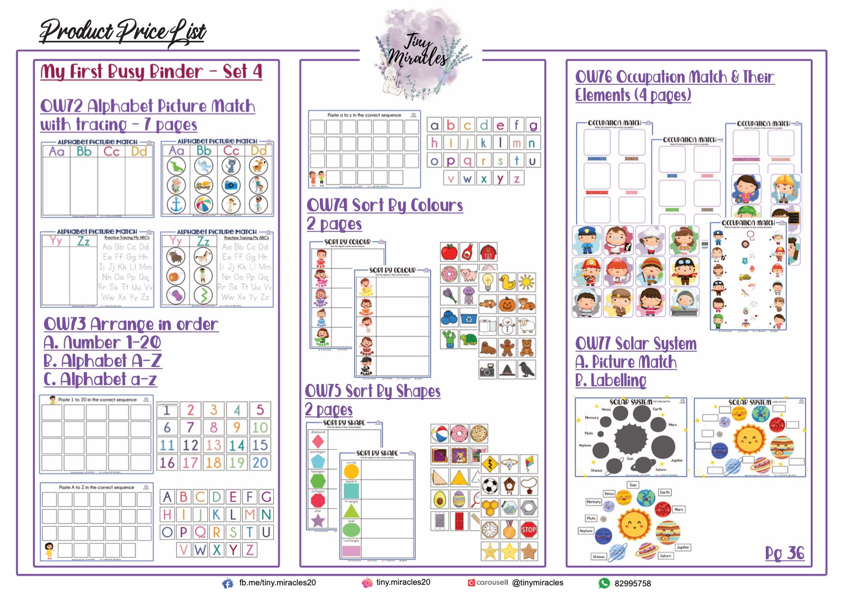My First Busy Binder Set 4
