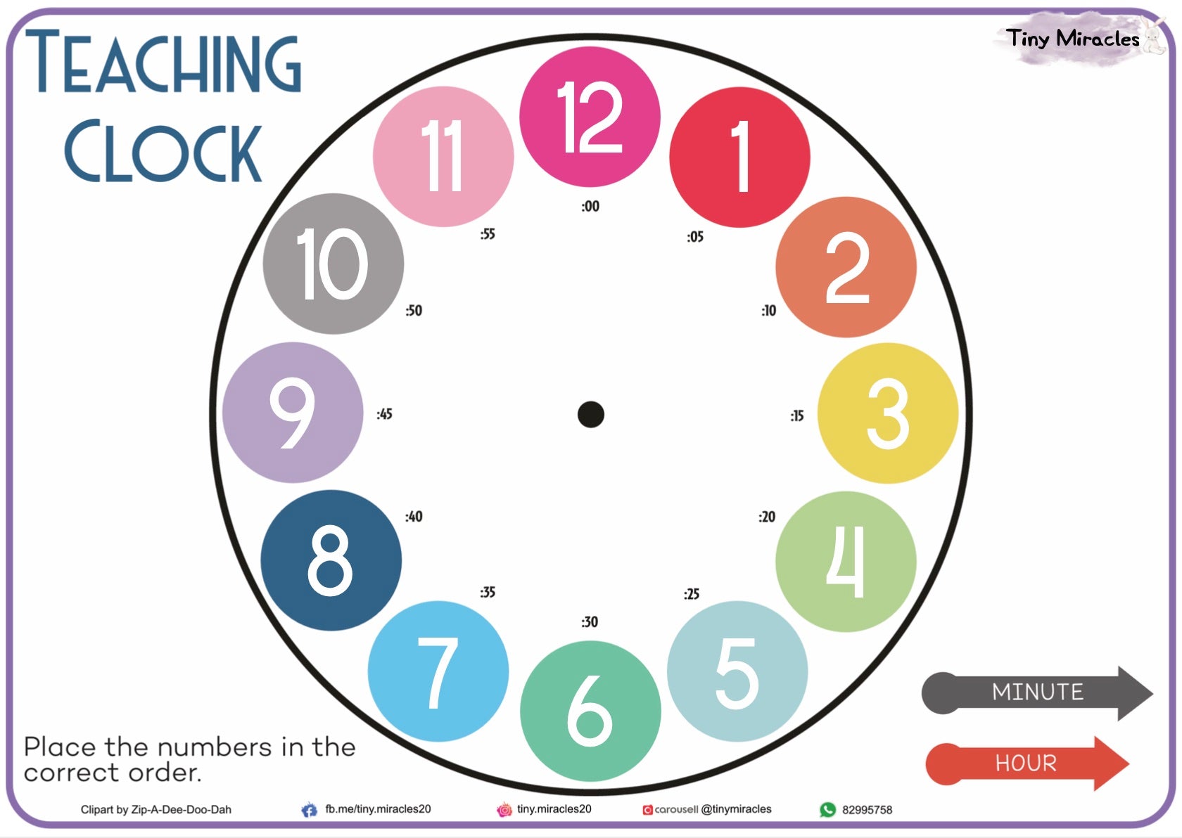 Teaching Clock (OW28E)