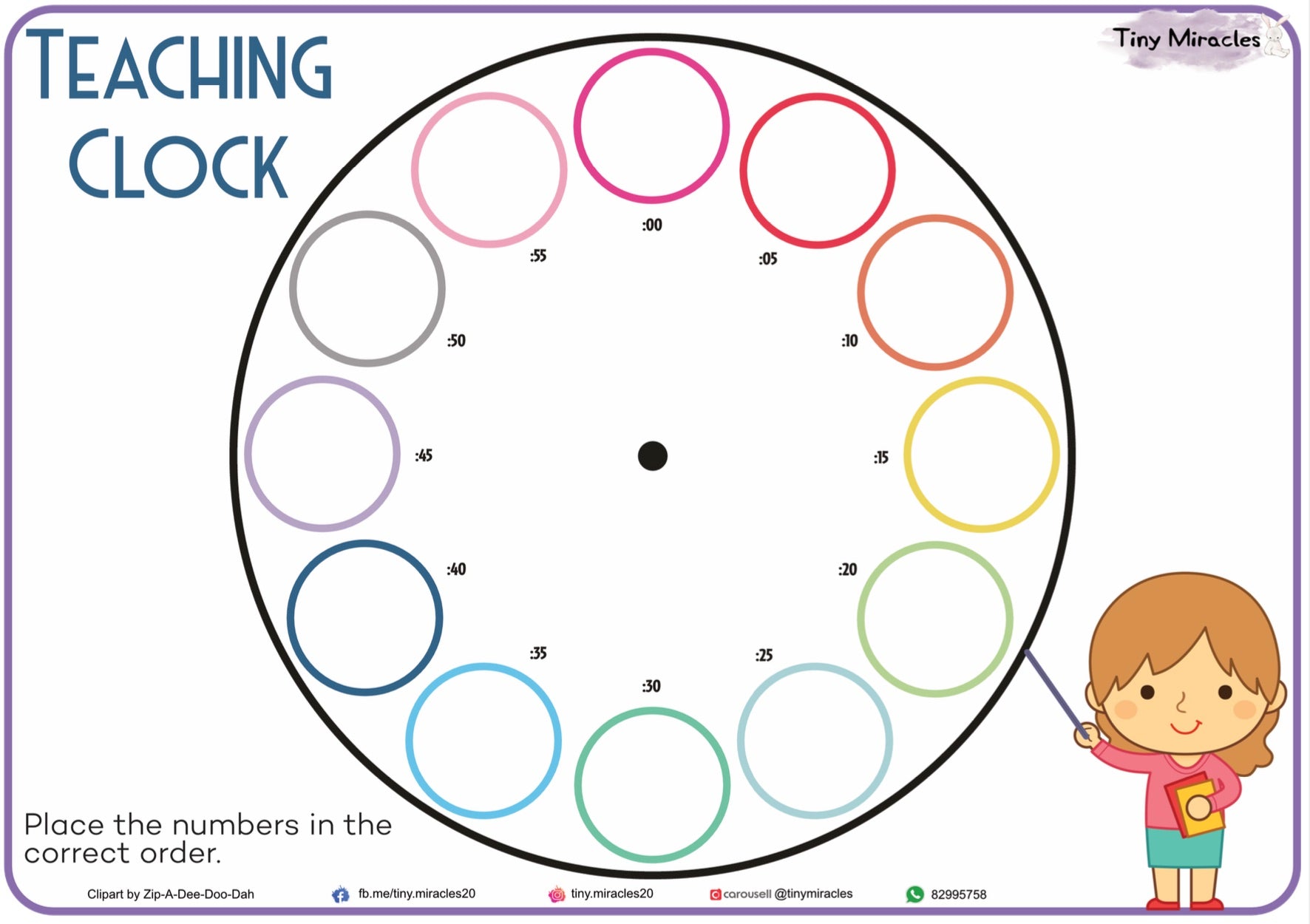 Teaching Clock (OW28E)