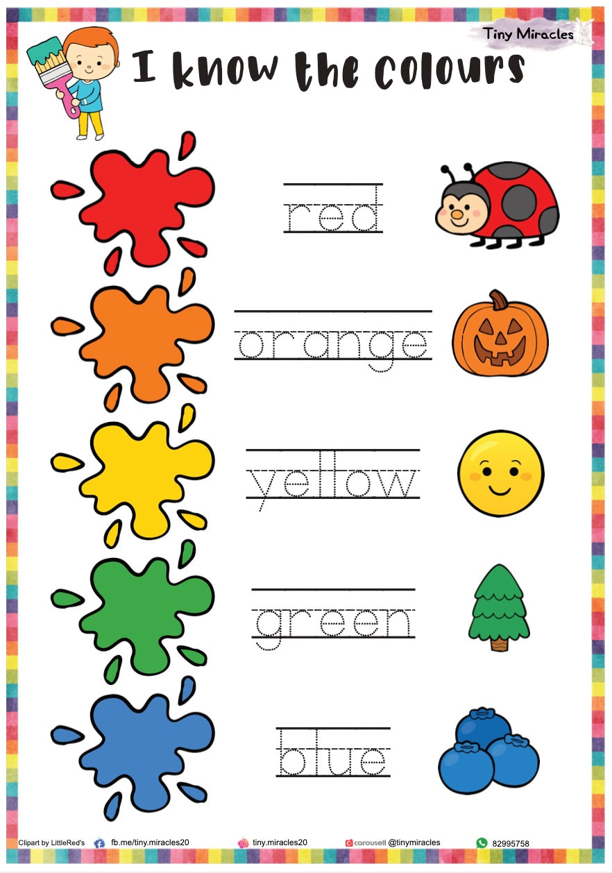 Trace Colours Words (TW08)