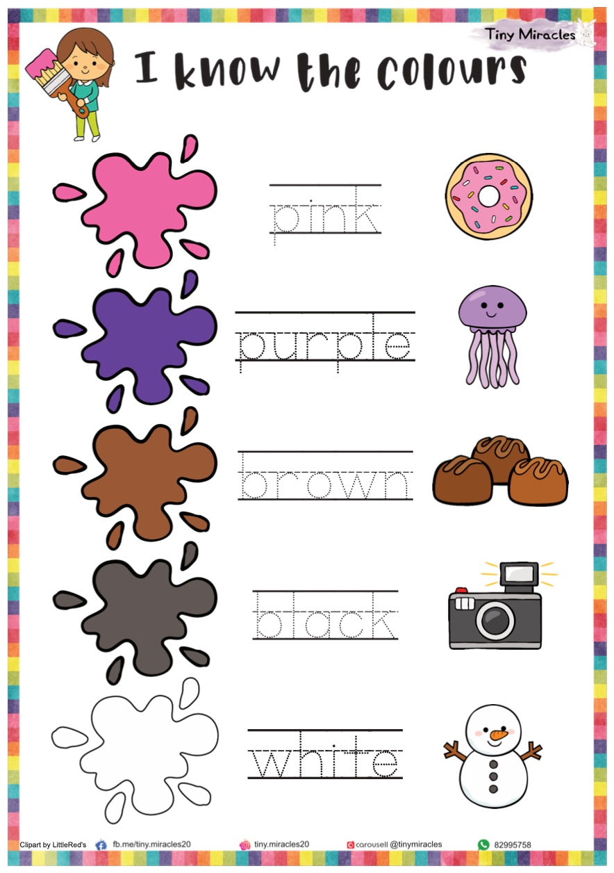 Trace Colours Words (TW08)