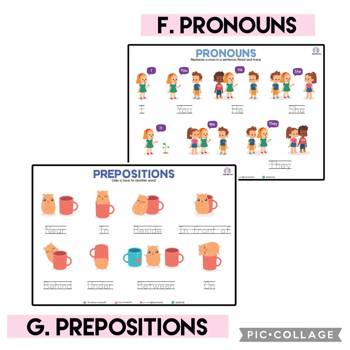 Parts of Speech (English Language) Activity Bundle