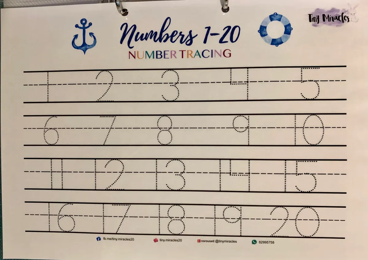A4 Tracing Sheets / Handwriting Practice